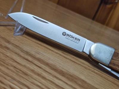 Cuchillo Boker Tree Marca Solingen Alemania 2 Hojas 440C Trick Jack Foto 1 de 4