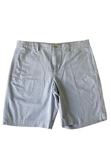 Chaps Men’s Oxford Cloth Shorts Size 36 Powder Blue Cotton Stretch - Picture 1 of 5