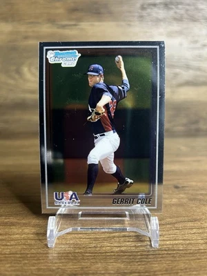 2010 Bowman Chrome Gerrit Cole Rookie RC #USA-BC5 - Image 1 of 2