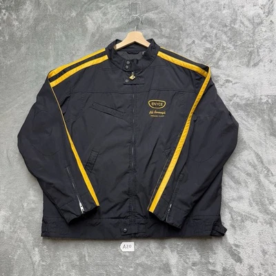 Chaqueta De Colección Enyce Para Hombres XXXL Negra Amarilla All Borough 750 Sport Metro Racing Años 90 Foto 1 de 4
