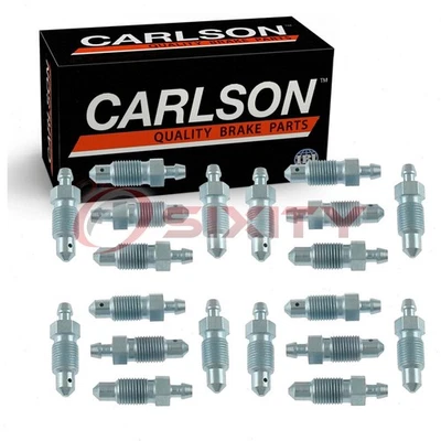 Tornillos de purga de freno delanteros Carlson 4 piezas para Audi A8 Quattro Pad iq 2019-2021 Foto 1 de 4