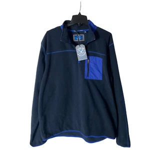 Weatherproof Vintage Royal Blue Navy 1/4 zip pullover size XXL - Picture 1 of 7