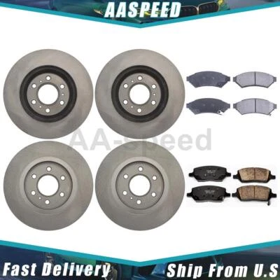 刹车片和转子套件前后适用于雪佛兰 Uplander 2009 2008 2007 2006 — 第 1/4 张图片