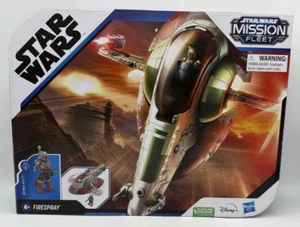 Star Wars Mission Fleet Boba Fett's Deluxe Starship Firespray model F3805 Disney - Picture 1 of 6