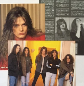 SKID ROW SEBASTIAN BACH MEGADETH DAVE MUSTAINE 1995 CLIPPING JAPAN IR 5M 5PAGINE - Foto 1 di 4