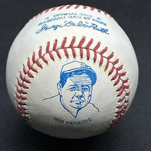 Babe Ruth Hall of Fame Rawlings Official Logo Baseball Commemorative Yankees - Picture 1 of 6