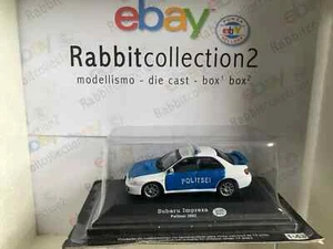 Die Cast " Subaru Impreza Politsei 2002 " Volkspolizei Der Welt Skala 1/43 - Picture 1 of 2
