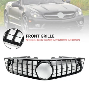 Front Bumper Upper Grill Fit Mercedes SL-Class R230 SL550 SL600 2009-2012 CA - Bild 1 von 16