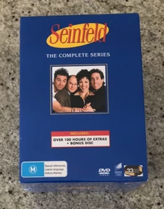 SEINFELD THE COMPLETE SERIES - R4 33 DISC BOXED SET - NEW & SEALED - FREE POST - Picture 1 of 10