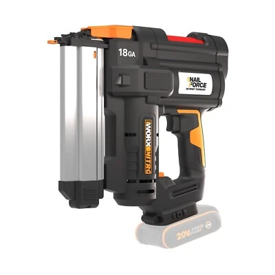 WORX Powershare Cordless 18 Gauge Brad Nailer Gun 18GA 20V BODY ONLY WX842.9