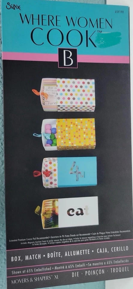 Sizzix - Die Match Box - Where Women Cook - 659198 - Bild 1 von 1