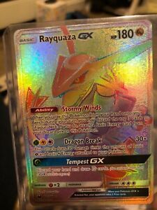 PSA 8 - Shiny Rayquaza GX #240 SSR Ultra Shiny Pokemon Card Japanese