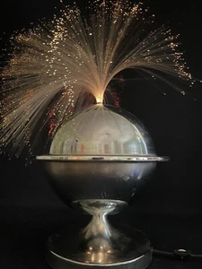 ••Amazing 70's Vintage Fantasia Color Changing Rotating Fiber Optic Lamp - Picture 1 of 15