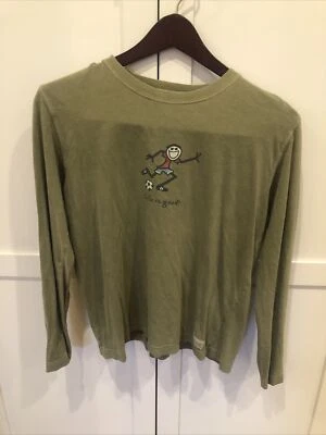 Fútbol Life Is Good Boys manga larga talla juvenil grande (14-16) Foto 1 de 4