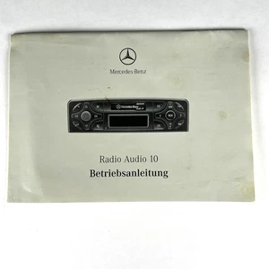 Manual Only (DE) Mercedes-Benz Audio 10 Brecker Kasettent Reader Player Auto - Picture 1 of 2