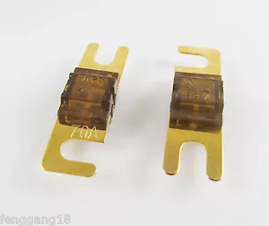 5x 70A Auto Audio AFS Mini ANL Sicherung Auto Nieten Sicherungen 32V 70A 70AMP vergoldet - Bild 1 von 3