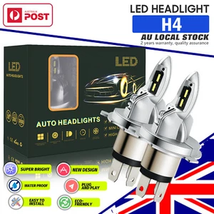 H4/HB2/9003 Headlight Light LED H/L Beam Bulbs Kit For FORD FALCON 1998 - 2008 - Picture 1 of 16