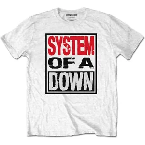 System of a Down Band Concert Official Graphic T Shirt Short Sleeve Sz XL New - Picture 1 of 1