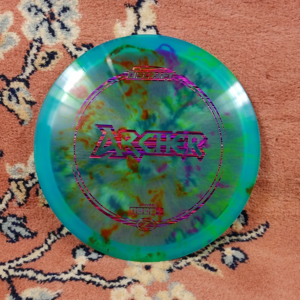 Archer Elite-Z Blue Purple Foil 176g New Discraft Prime Rare Custom Dye Disc  - Image 1 of 4