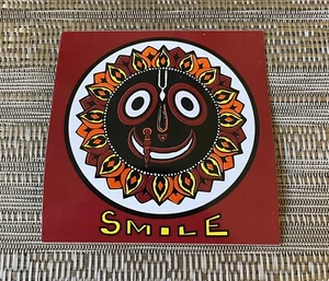 Set Of 5 Lord Jagannath “Smile” Paper Stickers Krishna Lord Of The Universe - Picture 1 of 1