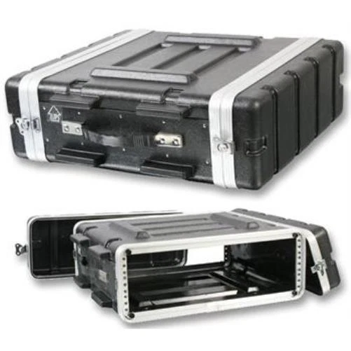 3U Equipment Rack Mount Flight Storage Case Concert 19" Stage 3RU 3 space PA DJ  - Image 1 of 1