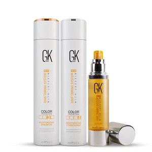 GK Hair Moisture Pack Anti-Frizz Hydrating Shampoo, Conditioner, Smoothing Serum - Picture 1 of 8