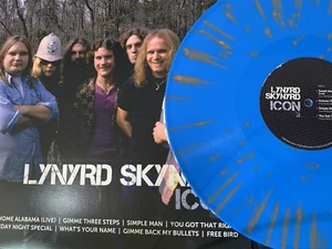 Lynyrd Skynyrd Icon Hits - Blue Tangerine Splatter Vinyl LP Record - Picture 1 of 5