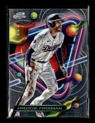 2023 Topps Chrome Cosmic Freddie Freeman Dodgers #143 - Image 1 of 2