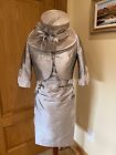 John Charles Silver Mother Of The Bride Outfit - Size 10