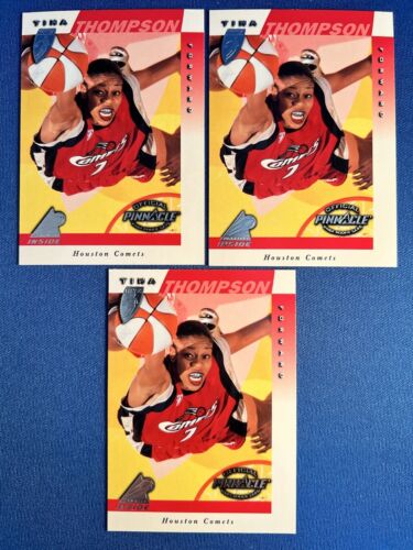 1997 Pinnacle Inside WNBA Tina Thompson #13 (3) Card Lot Rookie RC HOF