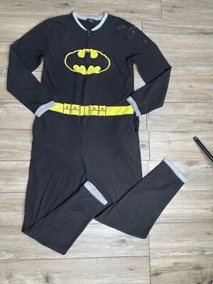 Mono Batman Juegos con disfraces Grande Para Hombre Negro 1/2 Cremallera DC Comics Disfraz 1 pieza Usado Foto 1 de 4