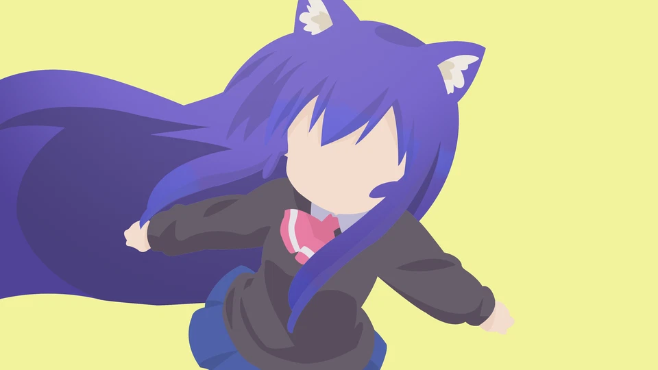 Anime acchi kocchi tsumiki miniwa girls cat ears Playmat Game Mat Desk - Image 1 of 1