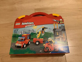 Brand New LEGO Juniors Fire Patrol Suitcase 10740 Retired Free Shipping