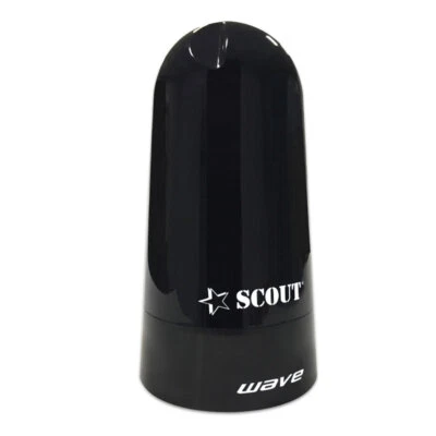 Antenna TV e Radio FM Scout Wave BLACK  omnidirezionale per barca e gommone - Immagine 1 di 4