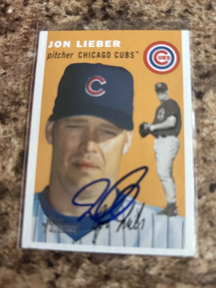 Jon Lieber Signed 2003 Topps Heritage Auto Chicago Cubs Auto # 76 - Image 1 of 1