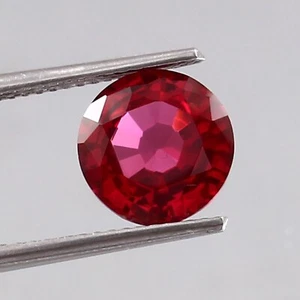 AAA 8.50 MM Natural Flawless Pegion Red Mozambique Ruby Loose Round Gemstone Cut - Picture 1 of 4