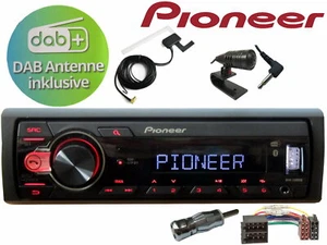 PIONEER Bluetooth USB Radio passend für Peugeot 206 / 206CC 98-06 + DAB+ Antenne - Bild 1 von 10