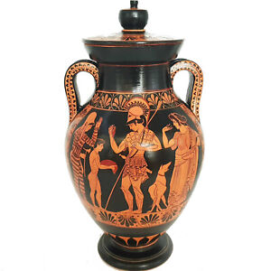 Red Figure Museum Replica Amphora, Warrior leaving home