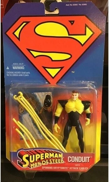 Conduit Superman Man of Steel Kenner Action Figure 1995 Hasbro DC JLA A130