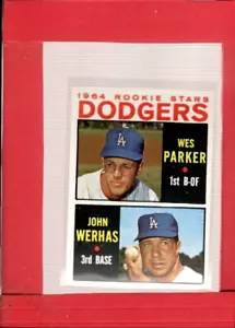 1964 Topps #456 Wes Parker/John Werhas NM-MT RC Rookie Dodgers Dodgers ID:61934 - Picture 1 of 2