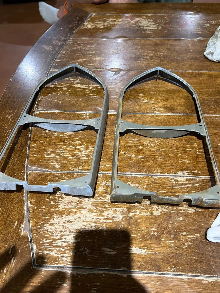 1967 67 Cadillac Cad Deville Eldorado Front Fender Extensions Lh Rh both - Image 1 of 3