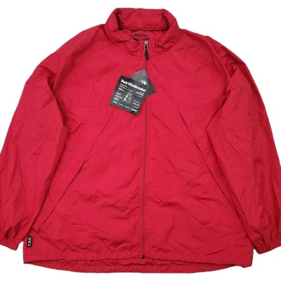 New SCOTTeVEST Pack Tec Windbreaker Mens 3XL Travel Red 19 Pockets Lightweight - Image 1 of 4