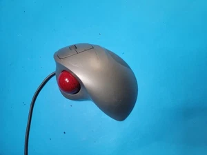 Logitech Trackman Wheel Mouse Óptico T-BB18 804360-1000 Plateado - BUENO+ ESTADO - Imagen 1 de 4