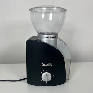 Dualit EL 60 verstellbare Kaffeebohnenmühle - silber/schwarz - Bild 1 von 13