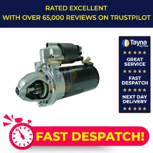 Starter Motor fits MERCEDES E270 2.7D 99 to 09 NAPA 004151210180 004151300180 - Picture 1 of 7