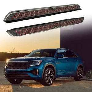Running Board Side Step Pedals Nerf Bar Fits for VW Atlas Cross Sport 2020-2024 - Picture 1 of 23