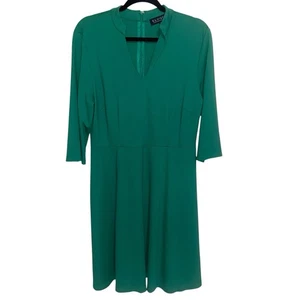 Eloquii Dress Womens Size 14 Kelly Emerald Green Business Casual Preppy - Picture 1 of 9