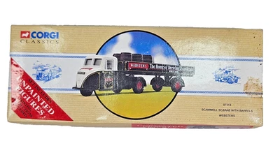 Corgi Classics Diecast 97318 Scammell Scarab With Barrels Websters  1/50 Scale. - Image 1 of 4