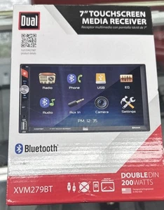 Dual XVM279BT 7" Touchscreen Multimedia Receiver Bluetooth New - Picture 1 of 2