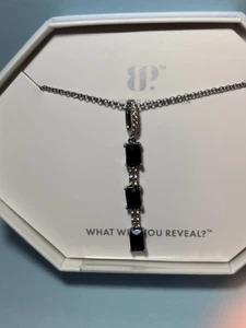 Bomb Party OG Necklace “Drops Of Love” Black Onyx Hematite - Picture 1 of 2